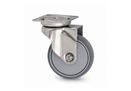 EdelRader zwenkwiel RVS 125 7TPKO plaat 