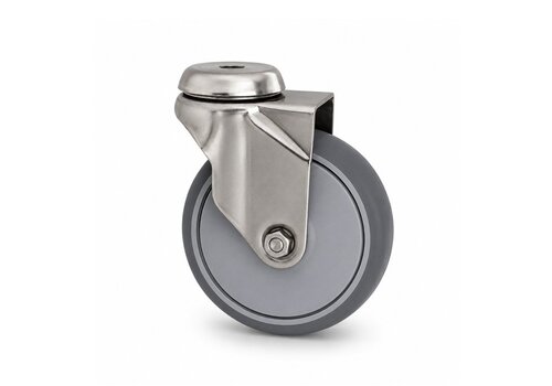 EdelRader zwenkwiel RVS 125 7TPKO boutgat 