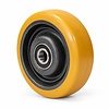 Polyurethaan 125mm wiel asgat 20mm naaflengte 50mm