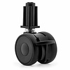 PAPU LOW wiel 50mm plug vierkant 21mm met rem