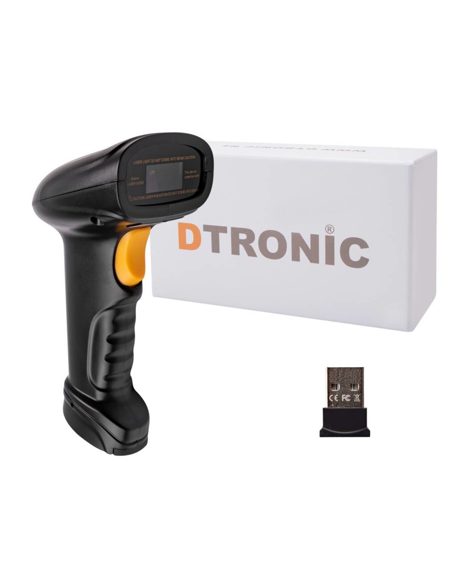 DTRONIC DTRONIC DT3410 / W910  - Draadloze Barcodescanner  - 30m Bereik  - 9 uur Batterijduur  - USB Dongle