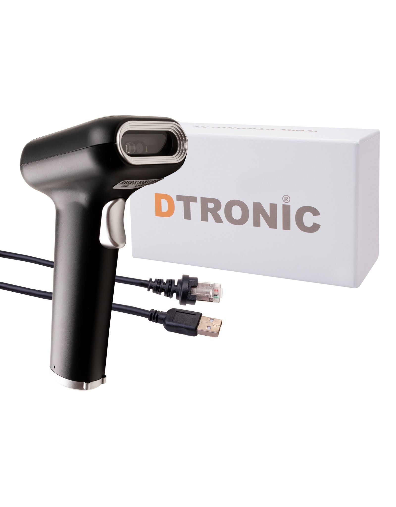 DTRONIC DTRONIC DT3326 USB Barcode Scanner – Plug & Play QR & 1D/2D Scanner