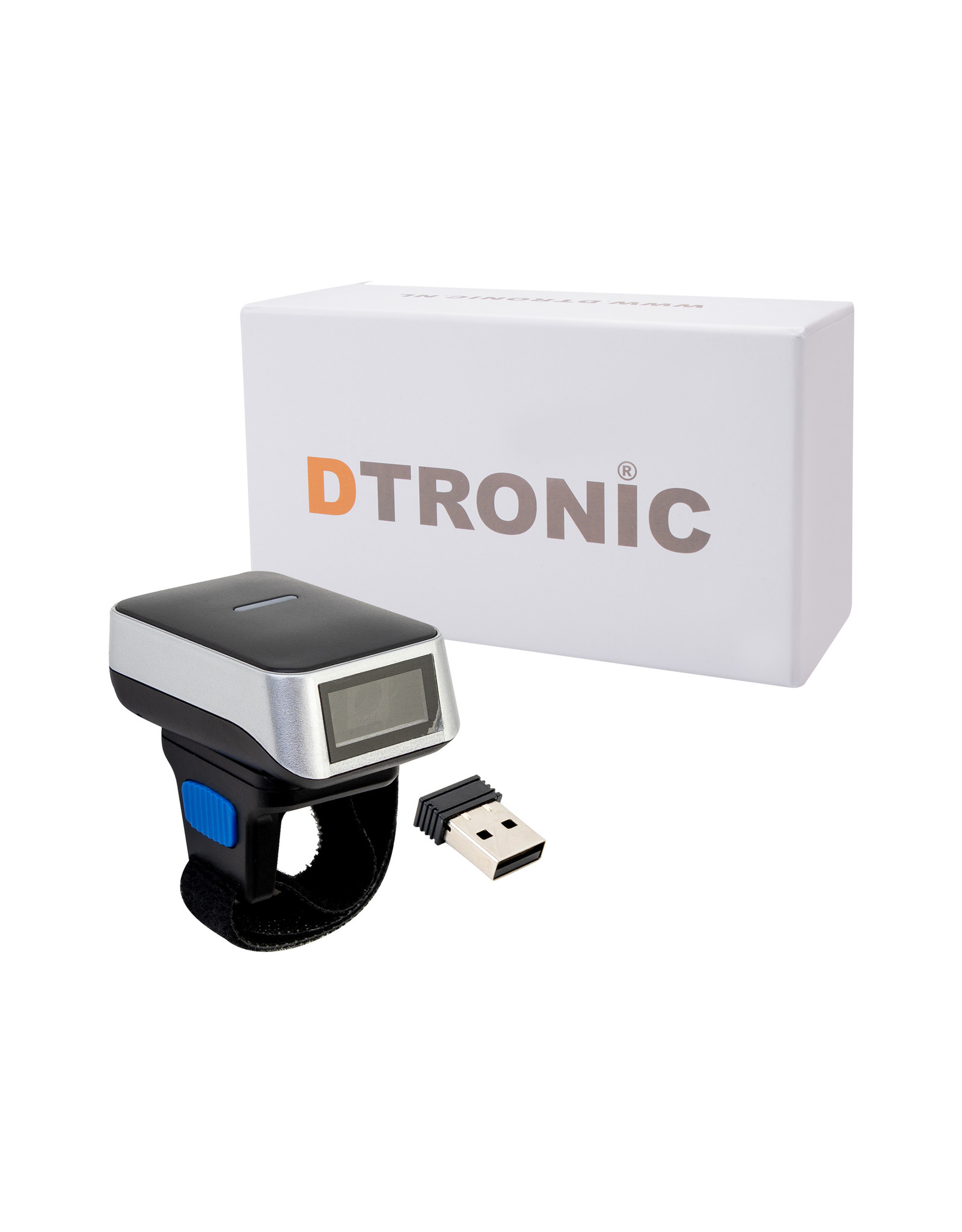 DTRONIC DTRONIC DT3020 Draadloze Vingerscanner – Bluetooth QR & 1D/2D Barcode Scanner
