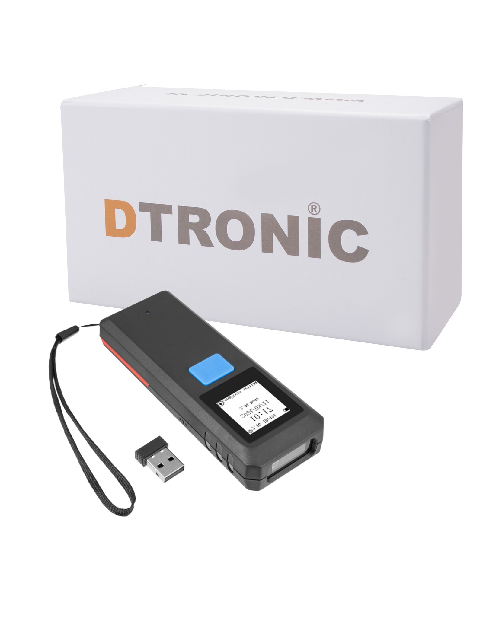 DTRONIC DTRONIC DT3062 Draadloze Voorraadscanner – Bluetooth Barcode Scanner met 16MB Geheugen en 14 Uur Accuduur