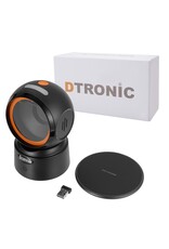 DTRONIC DTRONIC DT3156 Draadloze 2D Barcode Scanner – Desktop – QR & 1D – Handsfree – Plug & Play