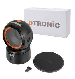 DTRONIC DTRONIC DT3156 Draadloze 2D Barcode Scanner – Desktop – QR & 1D – Handsfree – Plug & Play