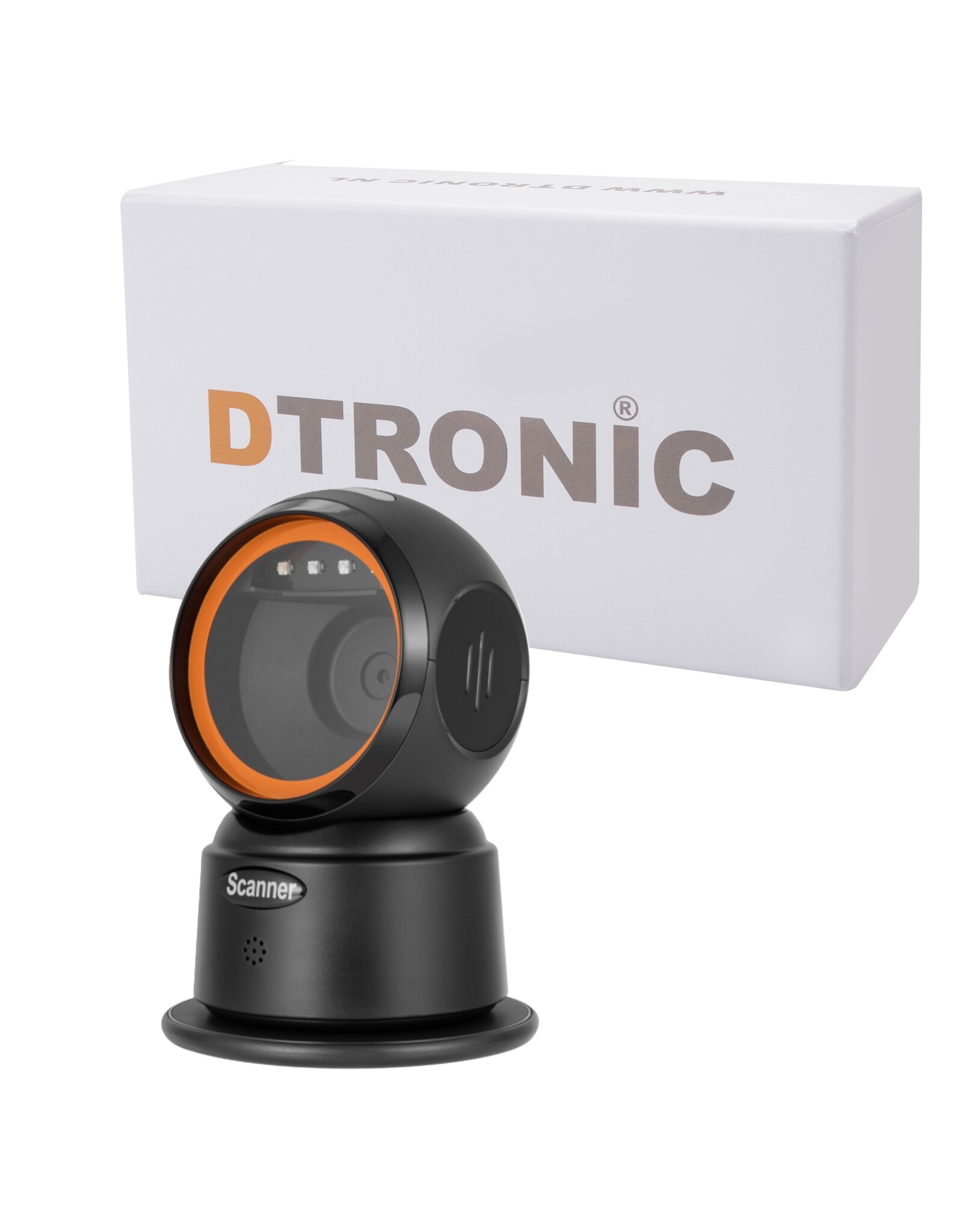 DTRONIC DTRONIC DT3156 Draadloze 2D Barcode Scanner – Desktop – QR & 1D – Handsfree – Plug & Play
