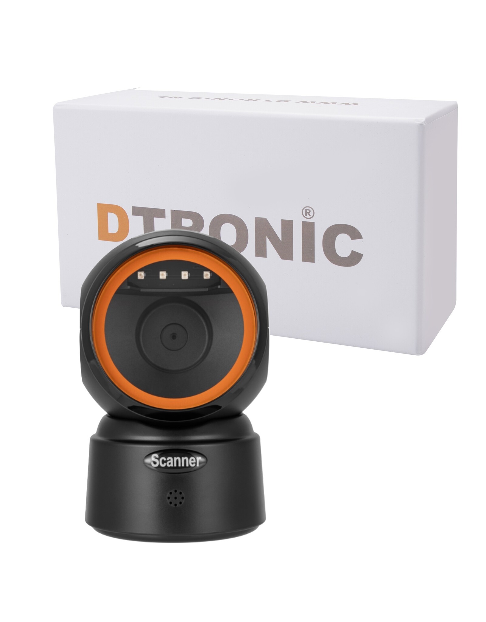 DTRONIC DTRONIC DT3156 Draadloze 2D Barcode Scanner – Desktop – QR & 1D – Handsfree – Plug & Play