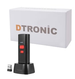 DTRONIC DTRONIC DT3000 Compacte Draadloze Handscanner – Bluetooth, 2.4G & USB – QR/1D/2D – Met Oplaadhouder