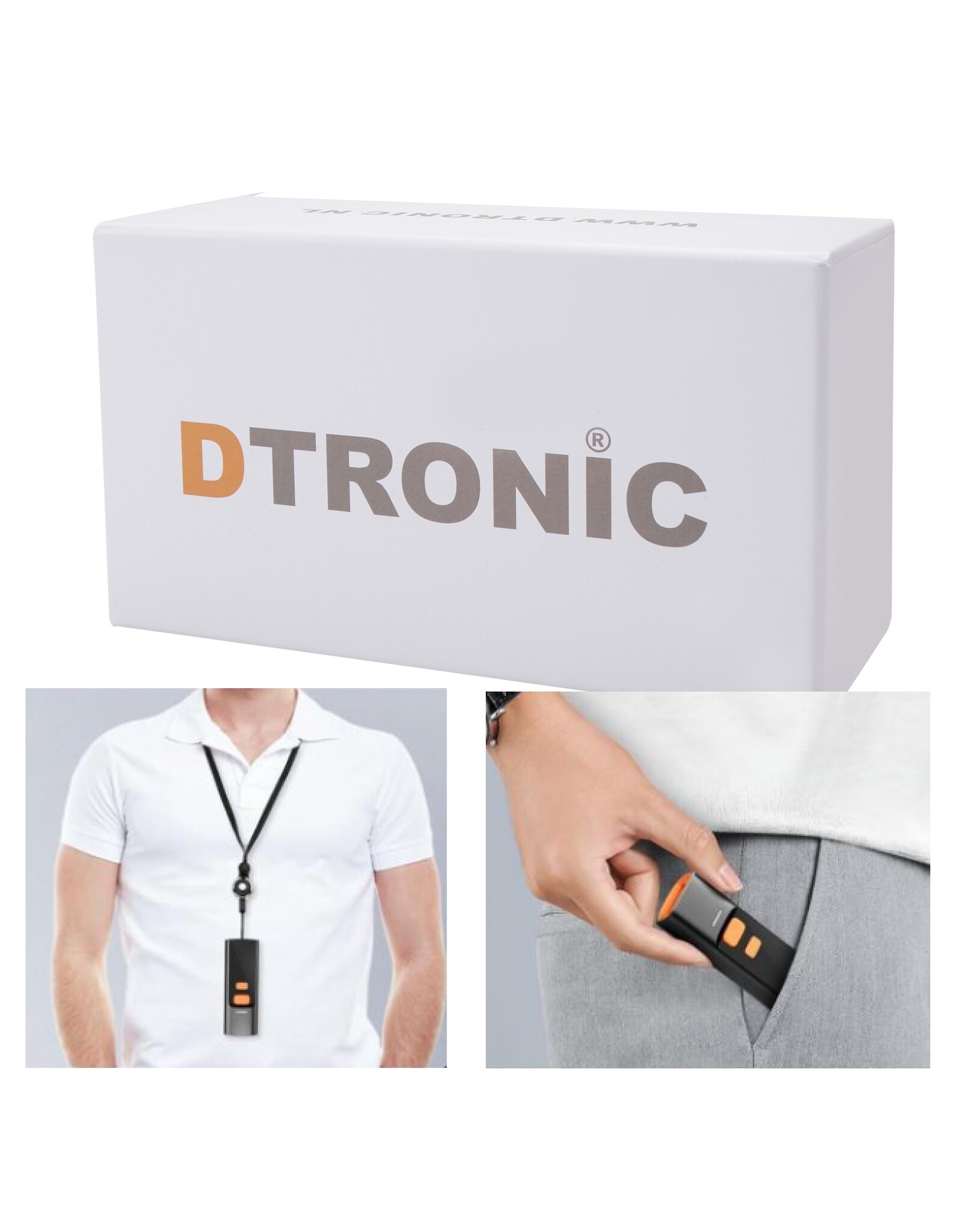 DTRONIC DTRONIC DT3000 Draadloze Barcode Scanner – Bluetooth & 2.4G – 1D/2D QR Scanner met Oplaadstation – Plug & Play