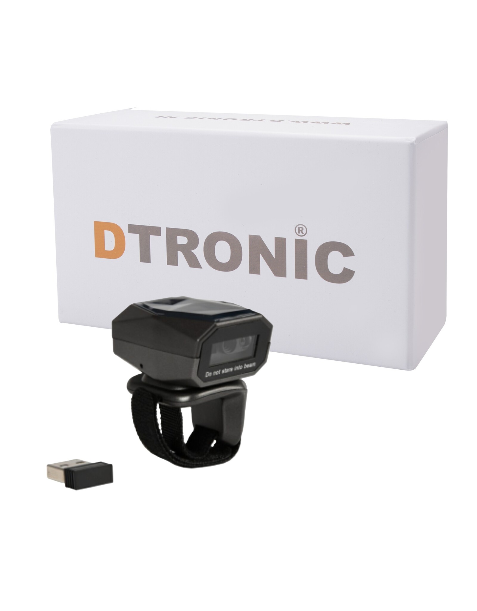 DTRONIC DTRONIC DT3021 Ringscanner – Draadloze Handsfree 2D Barcode Scanner – Bluetooth & 2.4G – QR Scanner voor Magazijn & Logistiek