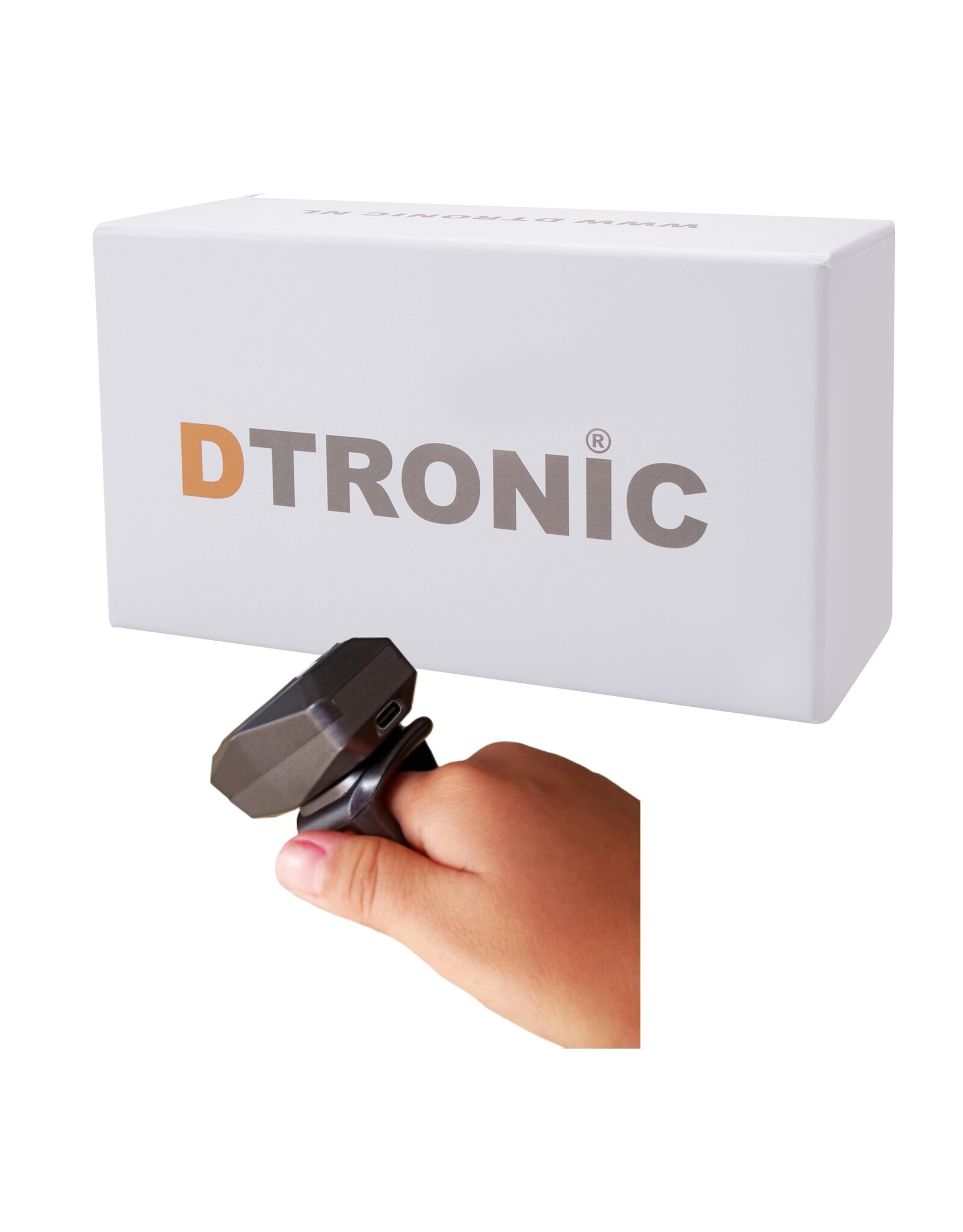 DTRONIC DTRONIC DT3021 Ringscanner – Draadloze Handsfree 2D Barcode Scanner – Bluetooth & 2.4G – QR Scanner voor Magazijn & Logistiek