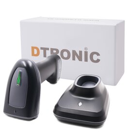 DTRONIC DTRONIC Draadloze OCR Barcode Scanner – Bluetooth – Oplaadstandaard – QR & Document Scanner