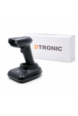 DTRONIC DTRONIC – DT3423 Draadloze Barcode Scanner – Bluetooth & 2.4G – Met Oplaadstandaard – QR & 2D Scanner – Plug & Play