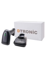 DTRONIC DTRONIC – DT3423 Draadloze Barcode Scanner – Bluetooth & 2.4G – Met Oplaadstandaard – QR & 2D Scanner – Plug & Play - Copy