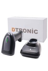 DTRONIC DTRONIC – DT3423 Draadloze Barcode Scanner – Bluetooth & 2.4G – Met Oplaadstandaard – QR & 2D Scanner – Plug & Play - Copy