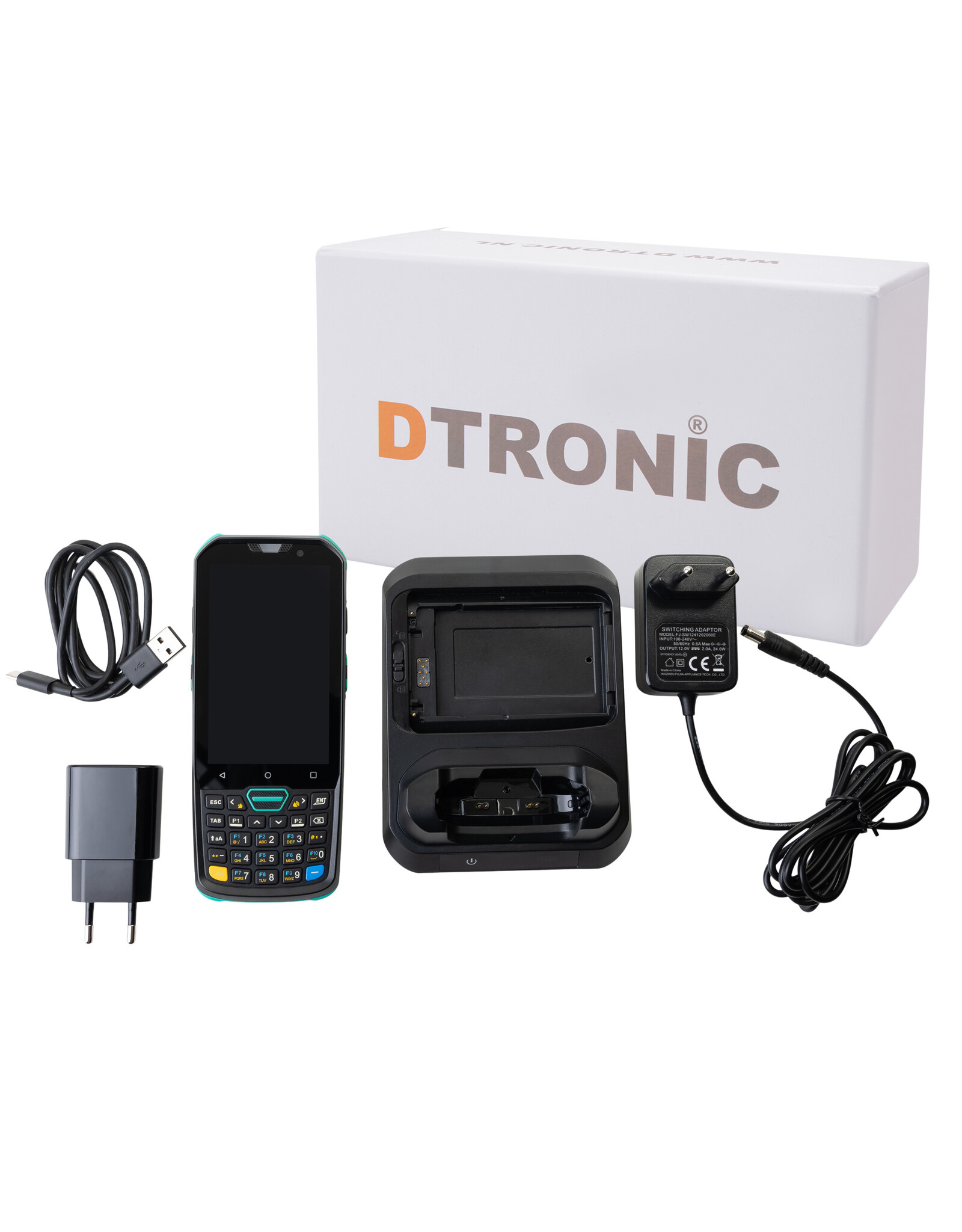DTRONIC DTRONIC DT3604 PDA – Android Handterminal met Fysiek Toetsenbord, 2D Barcode Scanner & NFC