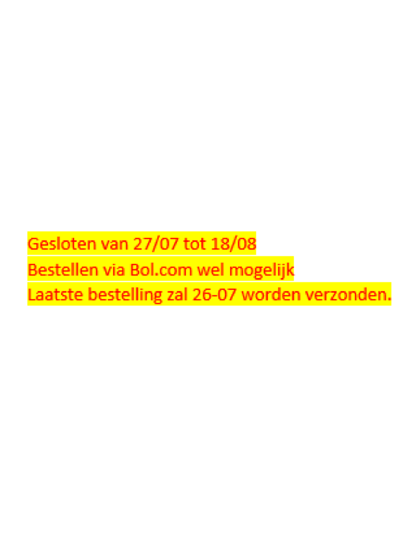 DTRONIC Gesloten van 27/07 tot 18/08