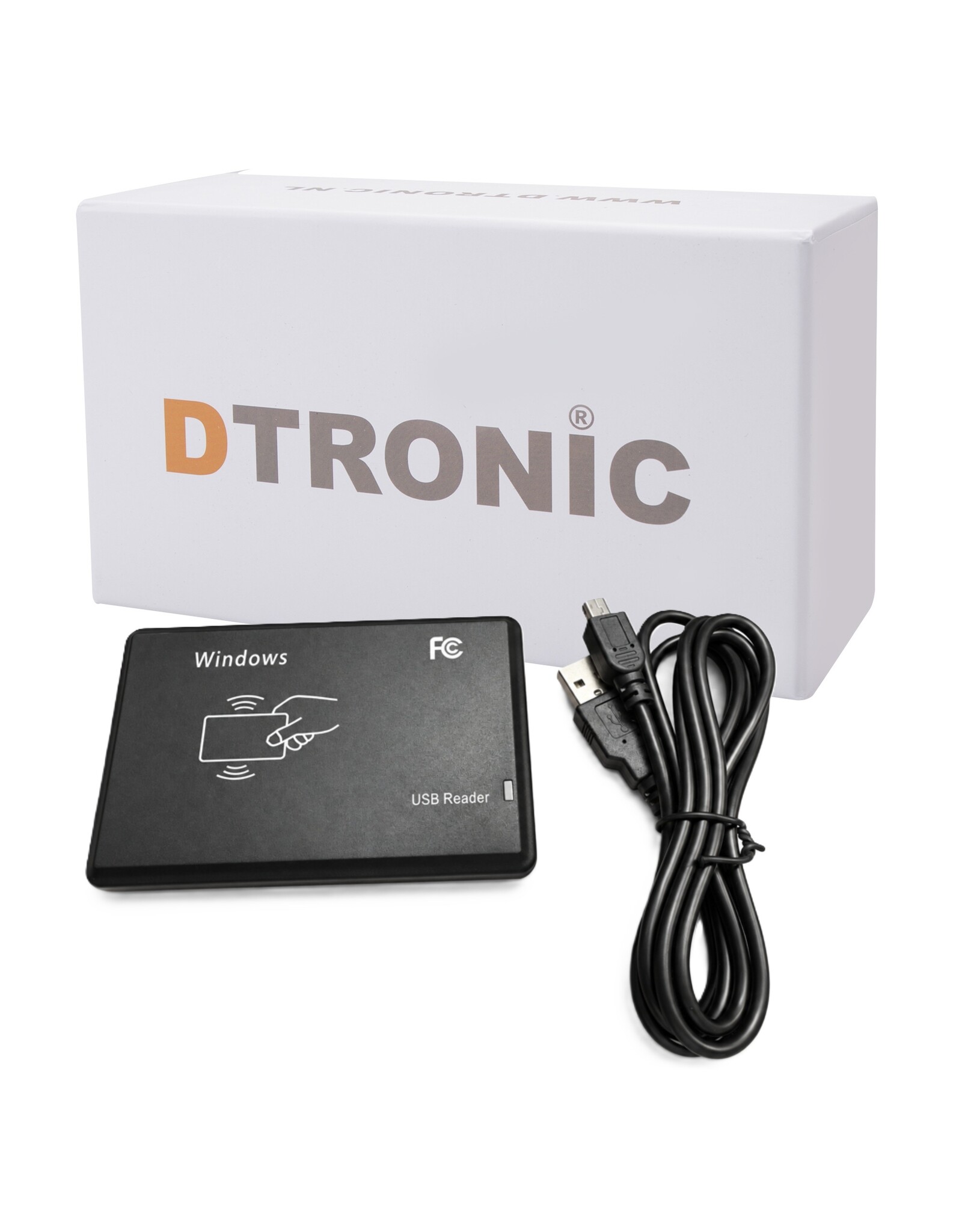 DTRONIC DTRONIC DT3720 RFID USB Reader – 125 kHz & 13,56 MHz – Plug & Play