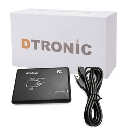 DTRONIC DTRONIC DT3720 RFID USB Reader – 125 kHz & 13,56 MHz – Plug & Play