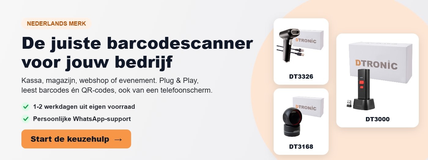 Barcodescanners keuzehulp