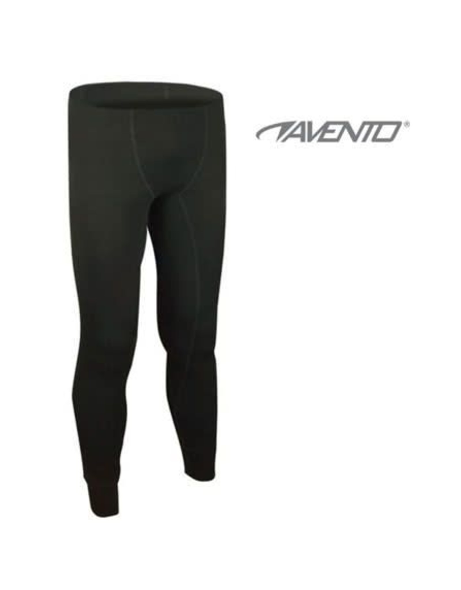 AVENTO AVENTO THERMO BROEK  ZWART JUNIOR UNISEX