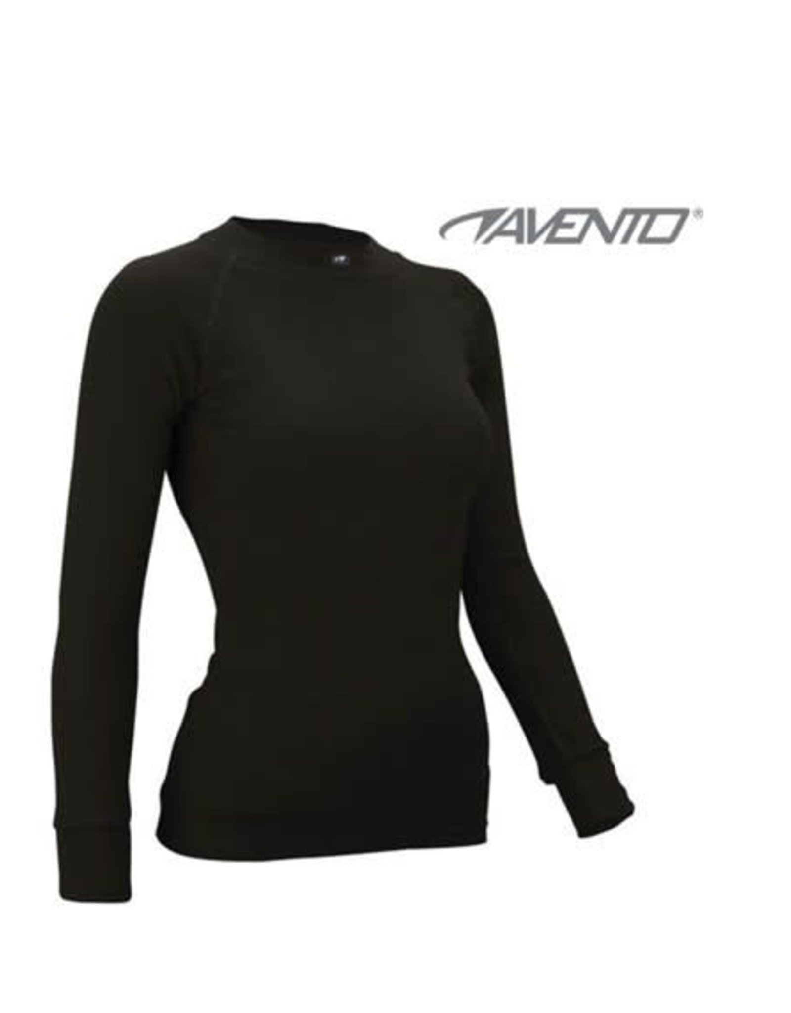 AVENTO AVENTO THERMO SHIRT  ZWART JUNIOR UNISEX