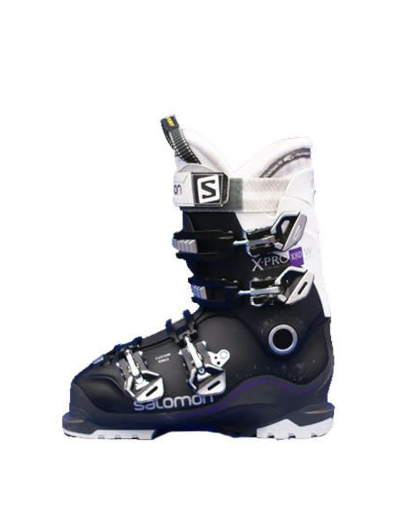 twist pols Reis Skischoenen SALOMON Xpro X80W Zw/Antra/Paars - Crossdock