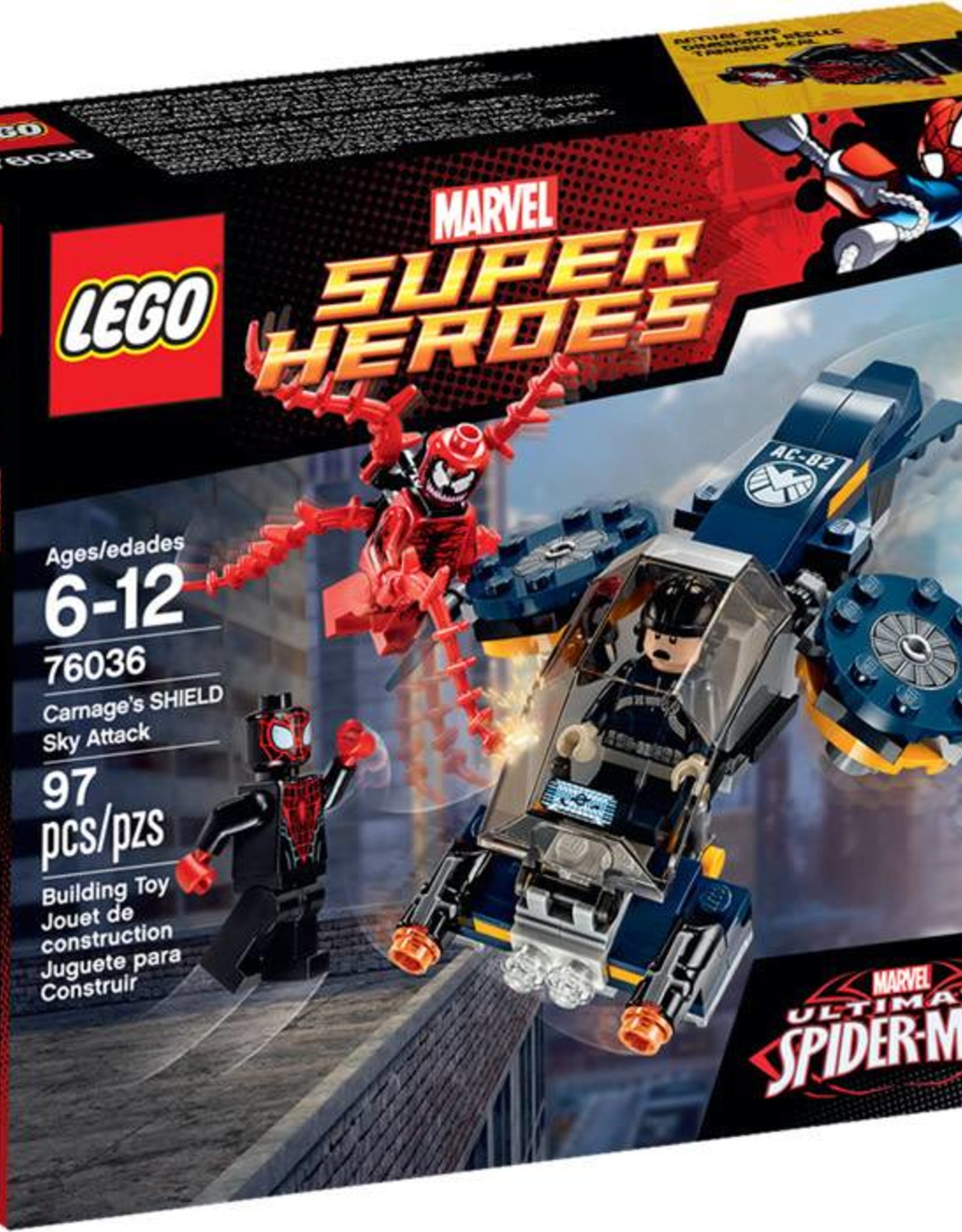 LEGO LEGO 76036 Carnage's Shield Sky Attack SUPER HEROES