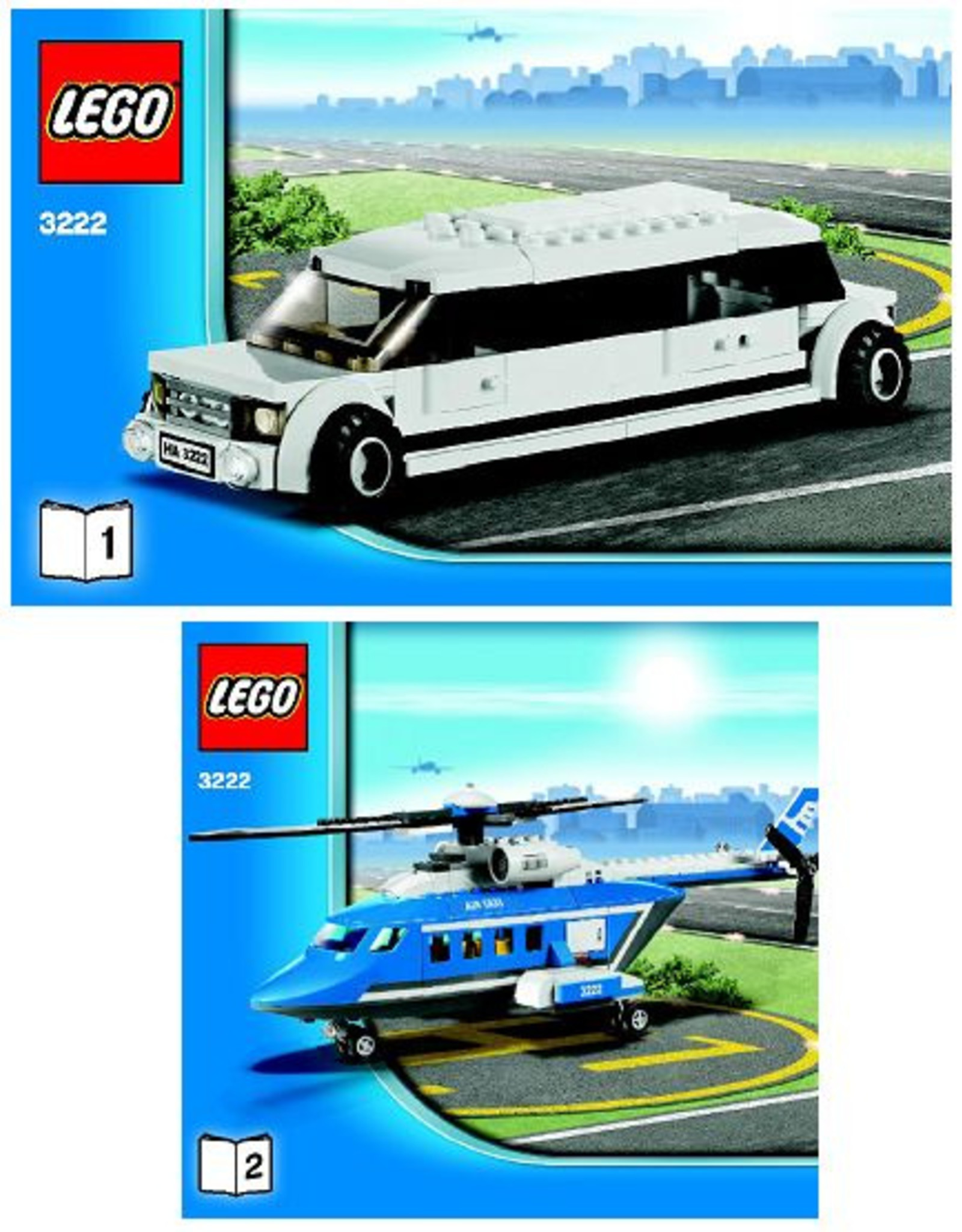 LEGO LEGO 3222 Helicopter met limosine CITY