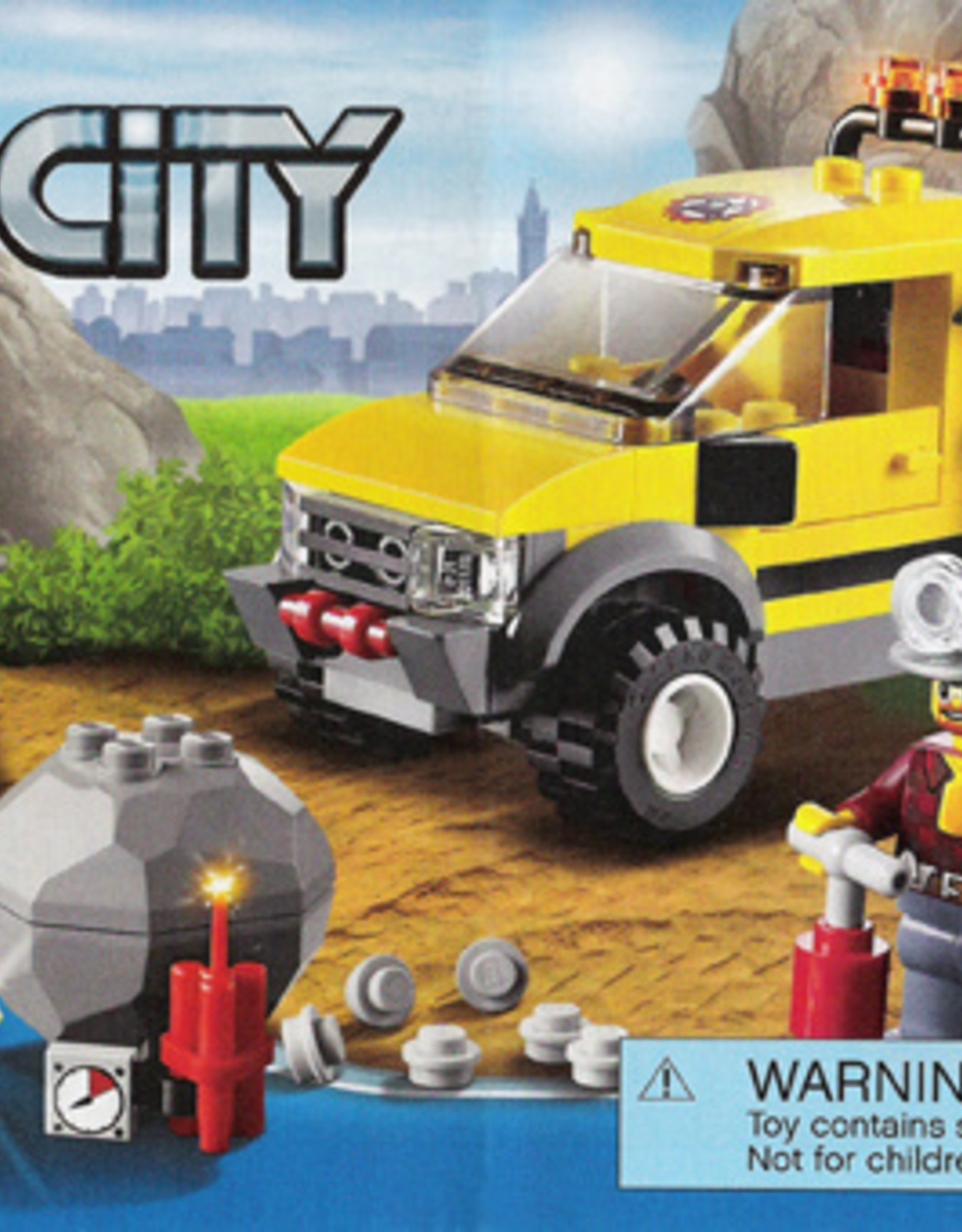 LEGO LEGO 4200 Mijnwerkersauto 4x4 geel  CITY