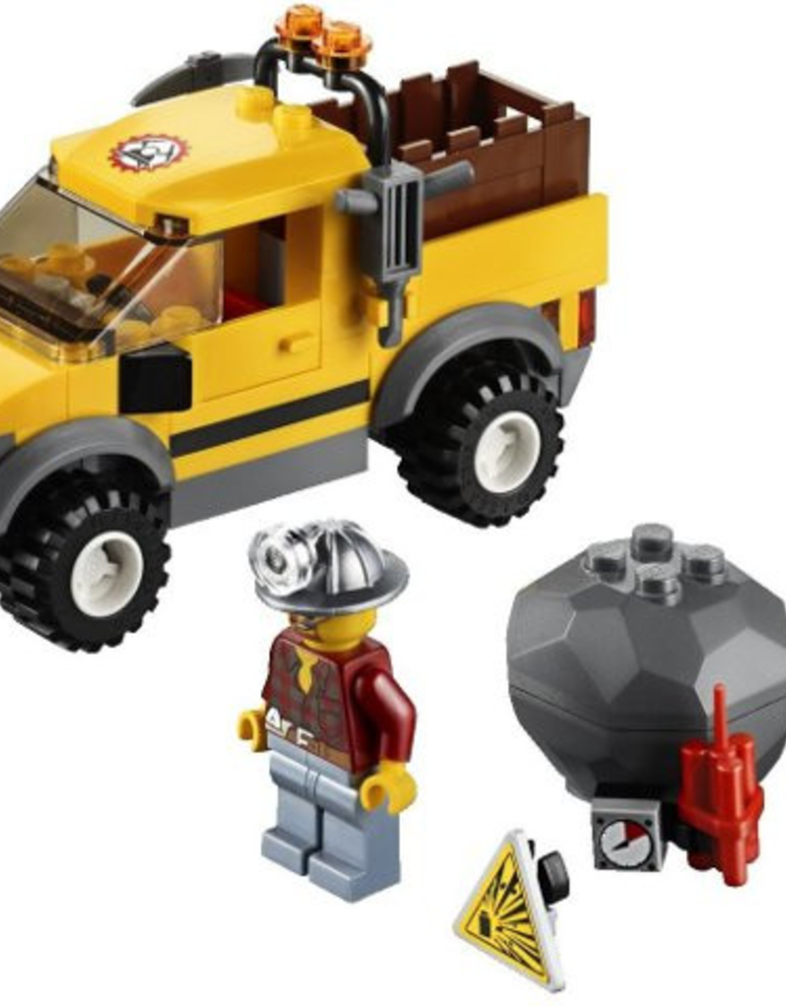 LEGO LEGO 4200 Mijnwerkersauto 4x4 geel  CITY