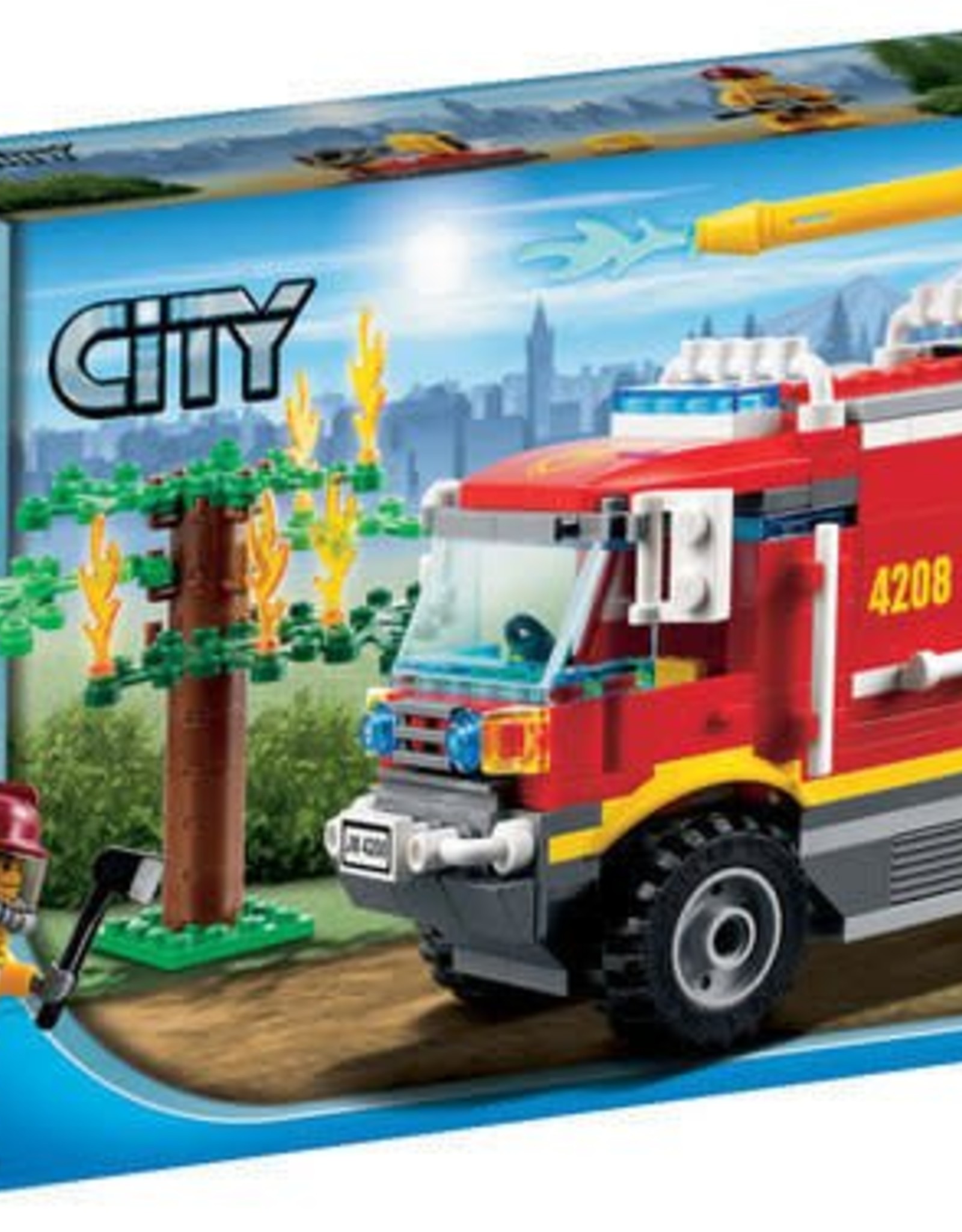 LEGO LEGO 4208 Brandweerwagen 4x4 spuitwagen CITY