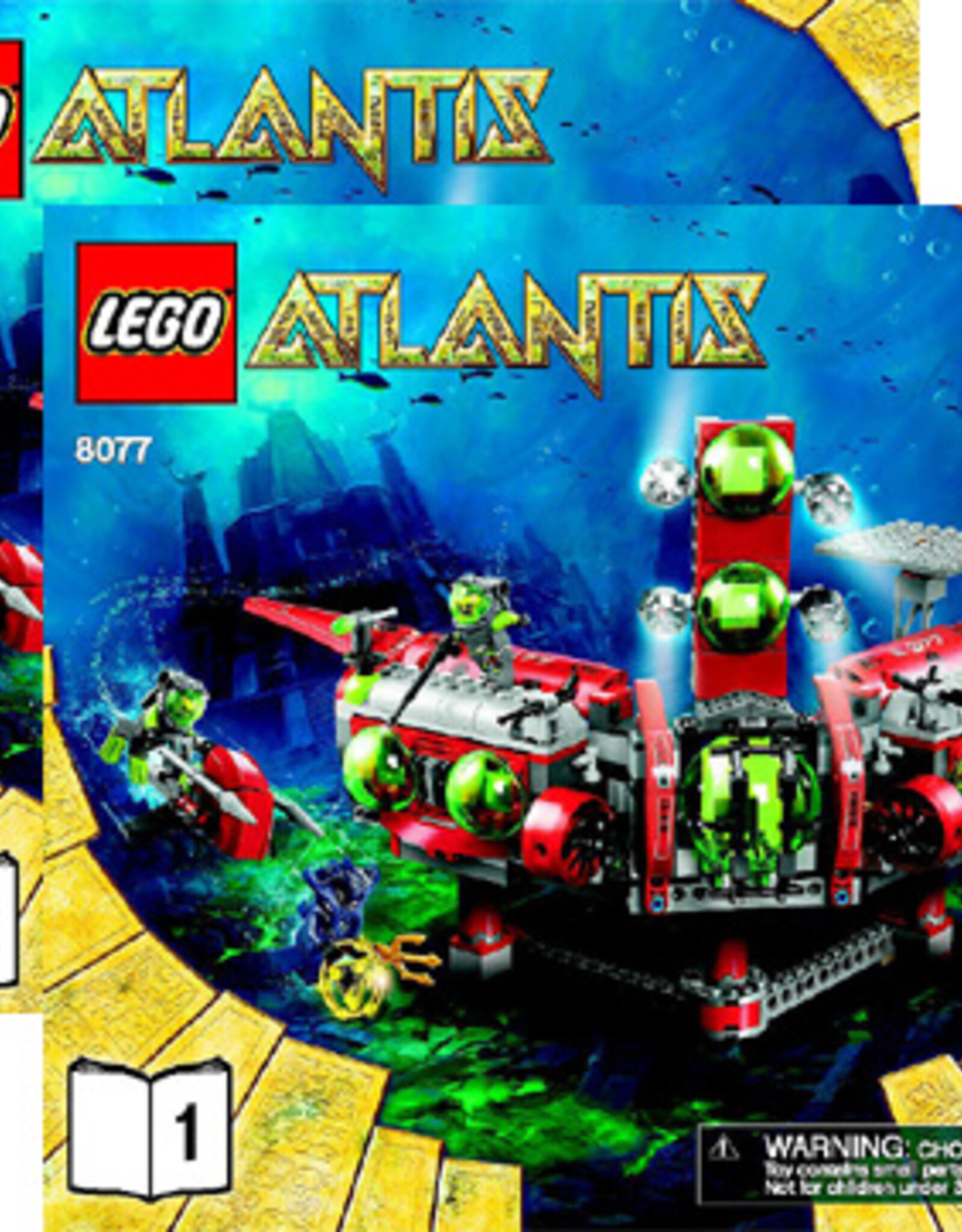 LEGO LEGO 8077 ATLANTIS Exploration HQ ATLANTIS