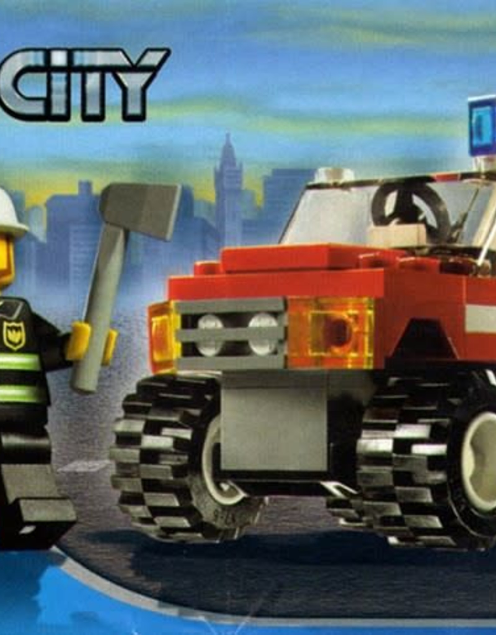 LEGO LEGO 7241 Brandweerauto klein CITY