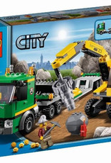 LEGO LEGO 4203 Transporter met graafmachine CITY