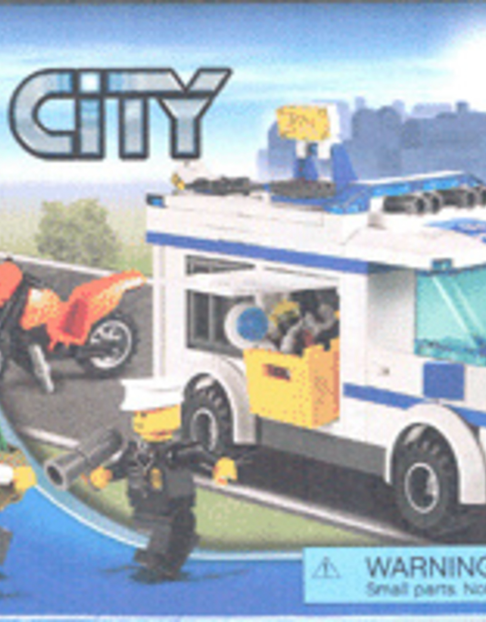 LEGO LEGO 7286 Gevangentransport met motor CITY