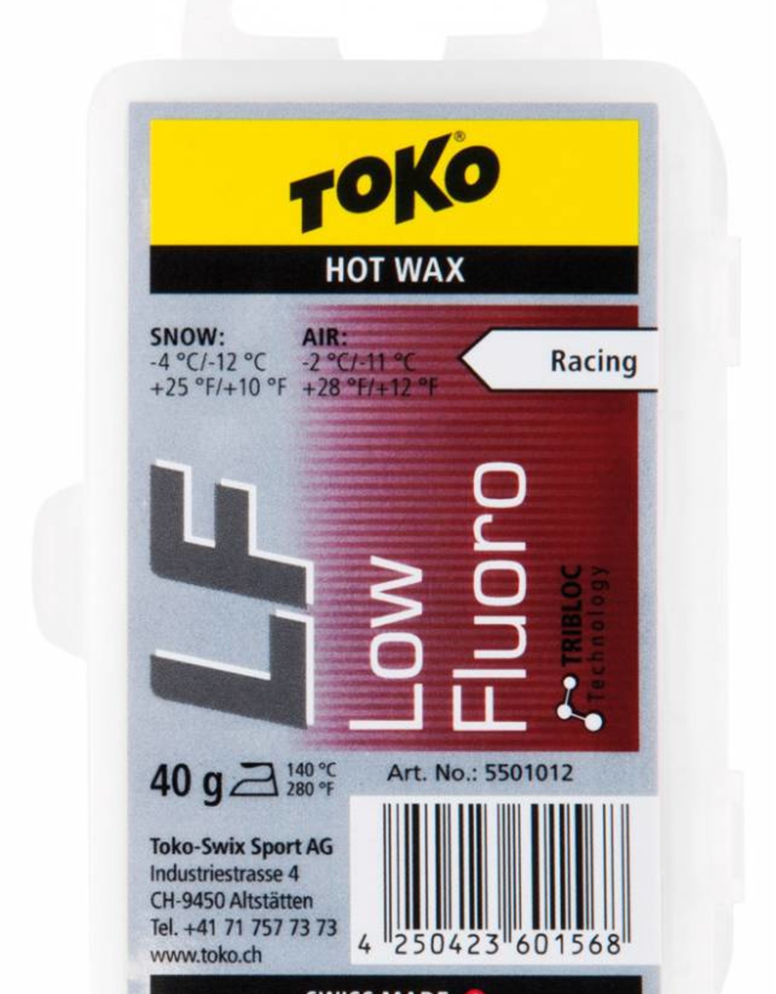 TOKO Toko LF Hot wax red 40g (-4 °C / -12 °C)