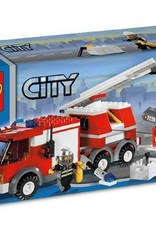LEGO LEGO 7239 Brandweer wagen met aanhanger+zodiac CITY