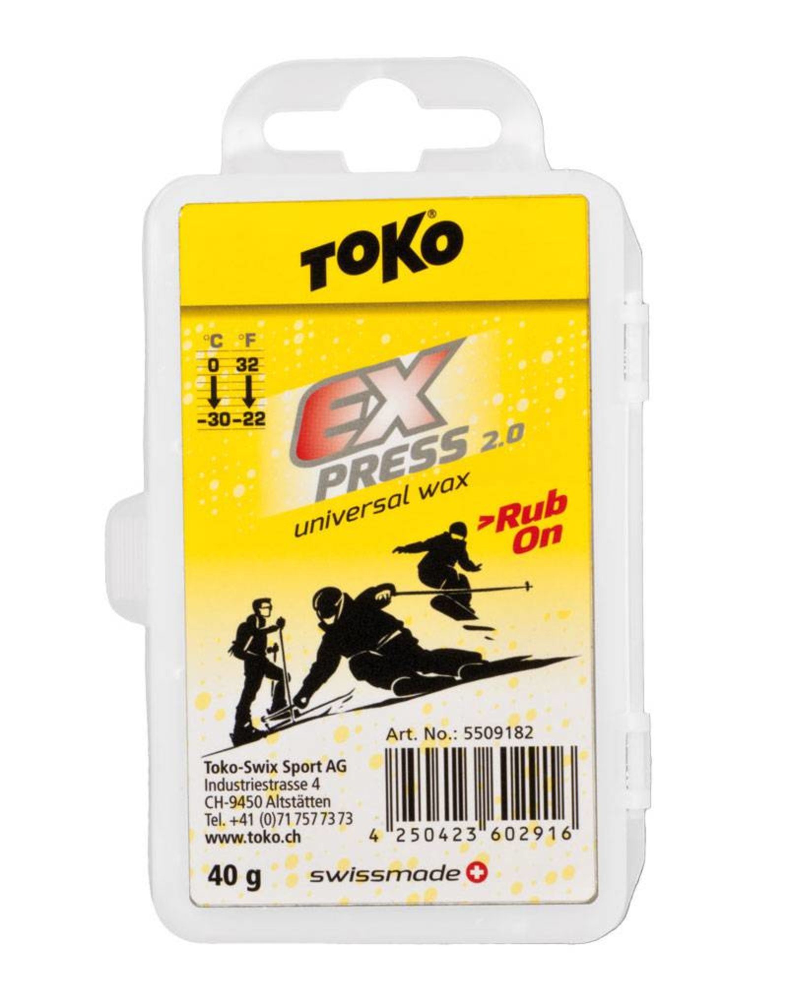 TOKO Toko Express Universal Rub on Wax 40g (0 °C / -30 °C)