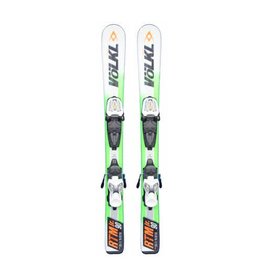 VOLKL RTM Ski's Gebruikt Wit/Groen/Oranje 90cm