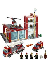 LEGO LEGO 60004 Brandweer kazerne + 2 auto's + helicopter CITY