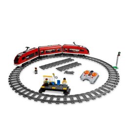 LEGO 7938 Rode Passasierstrein + klein perron CITY