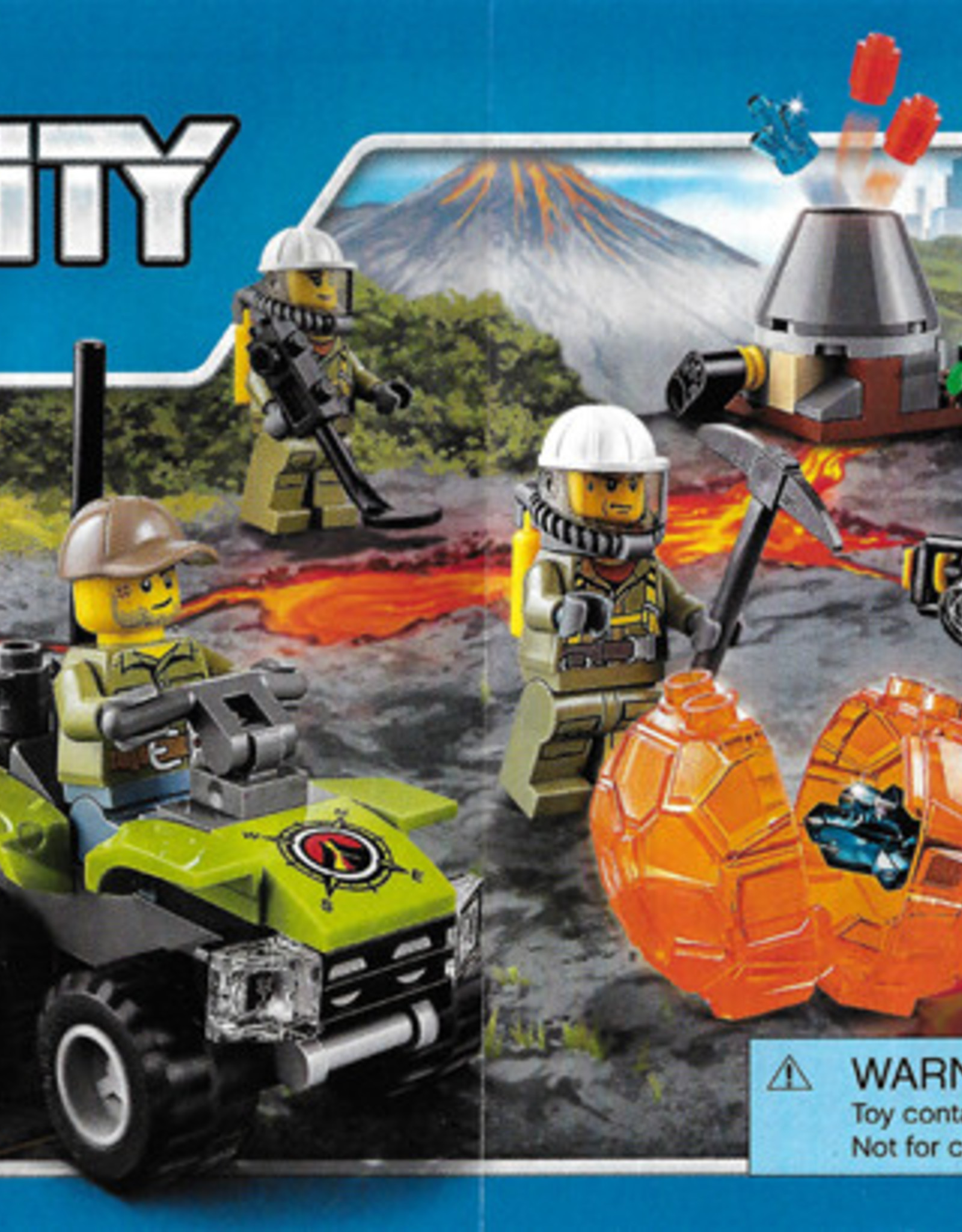 LEGO LEGO 60120 Volcano Starter Set CITY