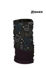 SINNER SINNER BANDANA FLEECE ROBOTS BLACK