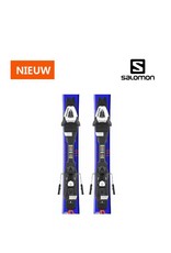 SALOMON Salomon E QST MAX Jr S Oranje/blauw Ski's NIEUW