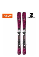 SALOMON Salomon E QST LUX Jr S Lila/Zwart Ski's NIEUW