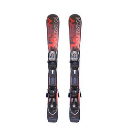SALOMON Fury Ski's Rd/Zwart Gebruikt Lengte 130cm