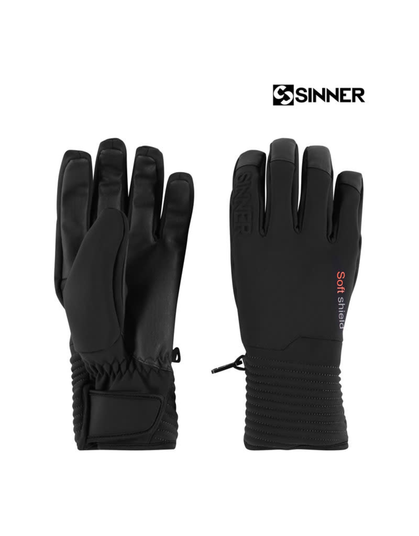 SINNER SINNER HANDSCHOENEN SKI MONT Black