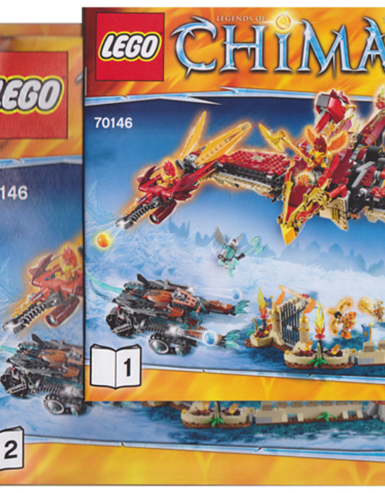 LEGO LEGO 70146 Flying Phoenix Fire Temple CHIMA